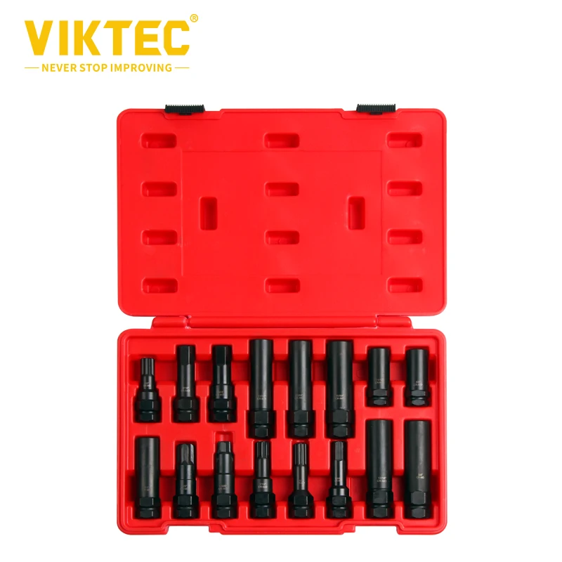 VT01914 16pc Locking Wheel Nut Master Key Set