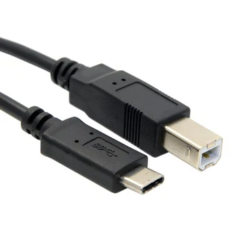

USB-C USB 3.1 Type C Male Connector to USB 2.0 B Type Male Data Cable