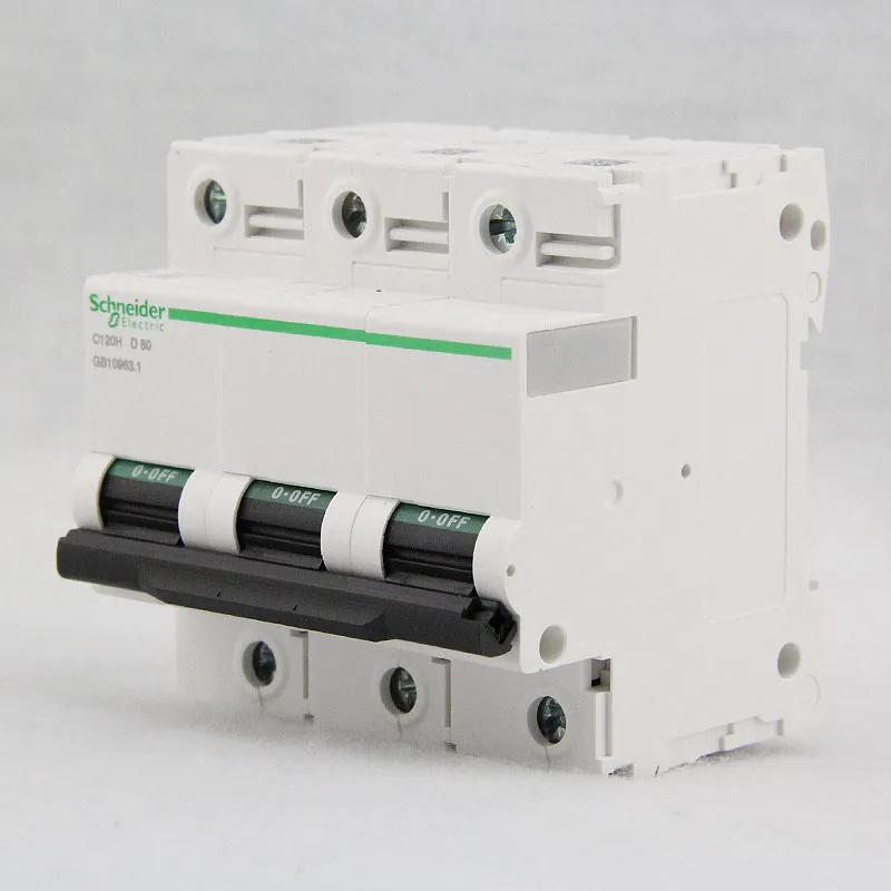 Оригинальные экспортные C Тип C120H 4P 80A 100A 125A 400V 50/60Hz предохранения от распределения силы микро-break автомат защити цепи