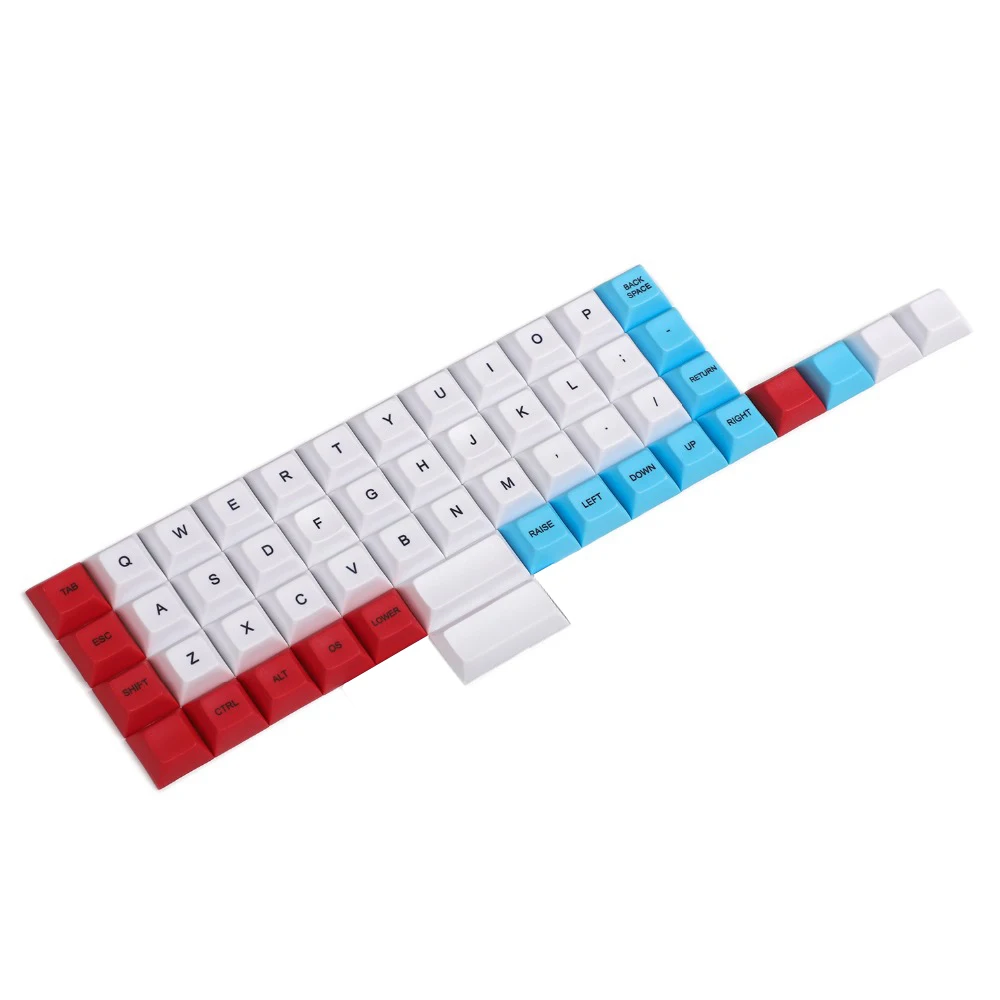 Ymdk-pbt Dye Sub Keycap Keycap para Switches mx 40 Teclado Planck v2 Niu40 1.4 mm