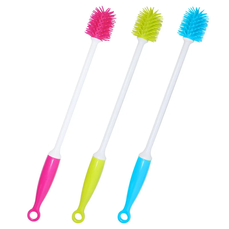 Lot De 3 Brosses à Biberons En Silicone (29 Cm), Pour
