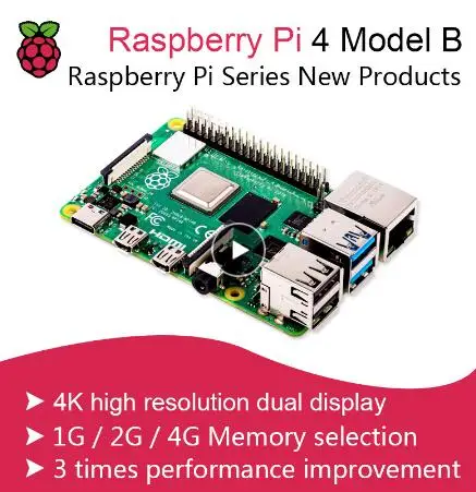 

New 2019 Official Original Raspberry Pi 4 Model B Development Board Kit RAM 1G/2G