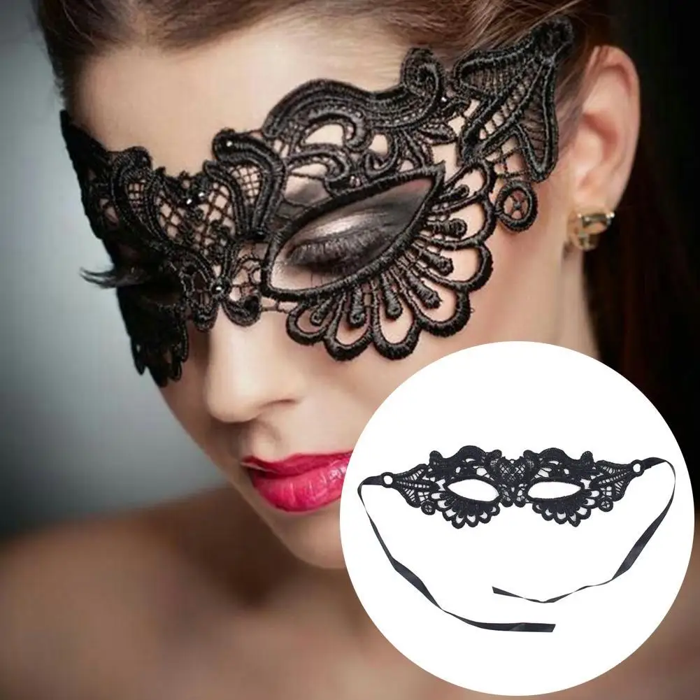 2022 Donne Sexy Hollow Lace Masquerade Face Mask Princess Party Cosplay Prom Puntelli Costume Nightclub Queen Eye Mask Panno Esotico