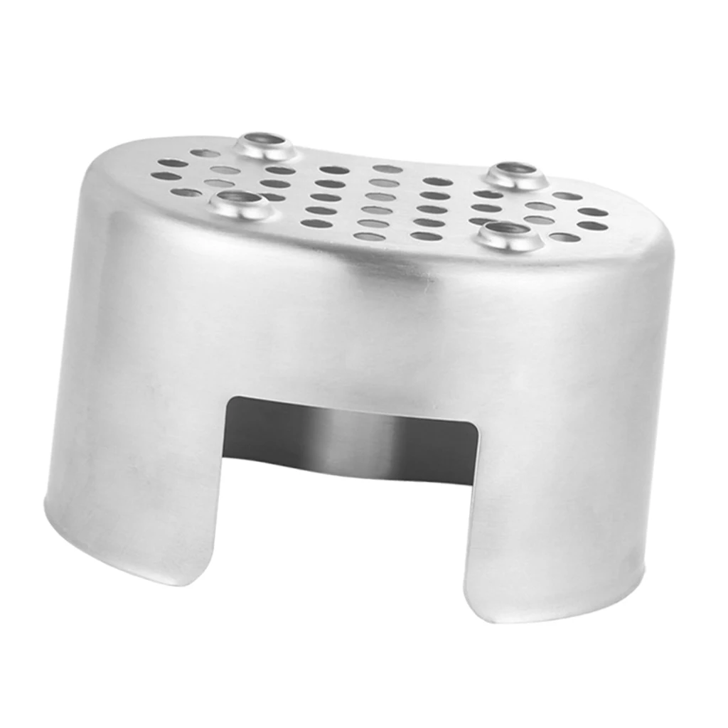 Outdoor Stainless Steel Lightweight Canteen Cup Stove Stand Camping 129*75mm