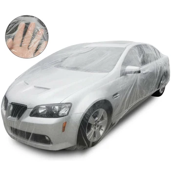 

1 Pc Car Custom Disposable Car Clothing PE Film Material Car Cover Custom Plastic Transparent Thickened
