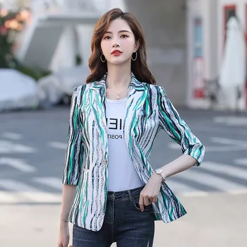 

Ky986 Stripes Suit 2020 Season Wild Ol Sexy Occupation Positive Pack Temperament Business Work