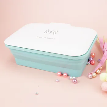 

UV Sterilization Box Multifunction Disinfection Foldable Phone Wireless Charging Clean Portable Disinfection Nail Uv Sterilize