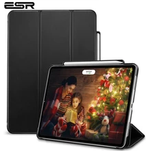 Чехол ESR для iPad Pro 11, Ультратонкий чехол из искусственной кожи, прозрачная задняя крышка из поликарбоната с отделением для карандашей, чехол для зарядки