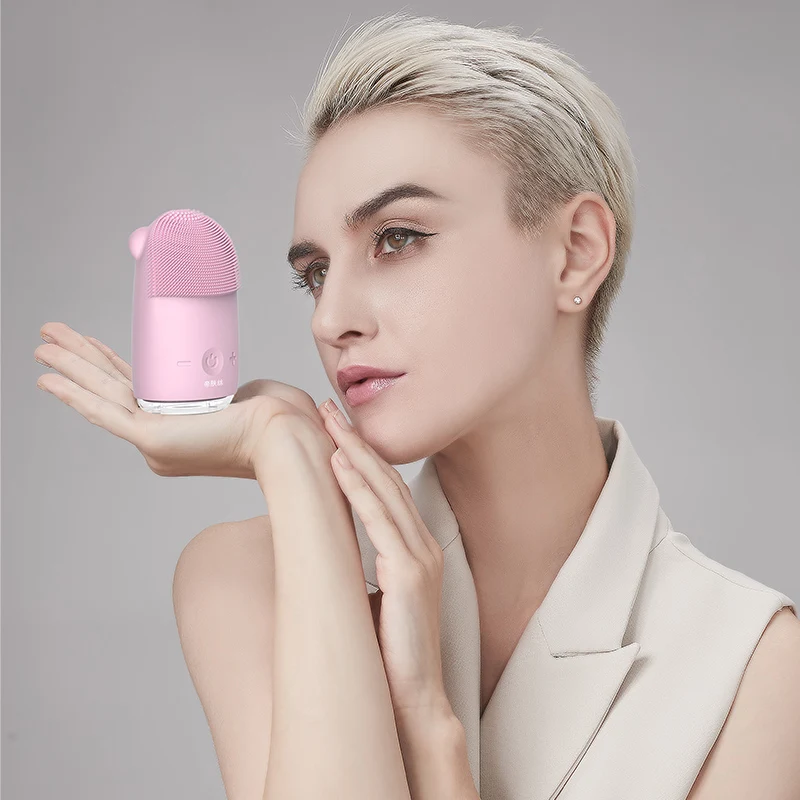 

Massage Cleansing Brush Sonic Remove Cosmetic Cleaner Vibration Skin Care Tool for Washing face