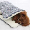 Dogs Cats Blanket Bed Mat Soft Coral Fleece Winter Thicken Warm Sleeping Dog Beds for Small Pet Medium Supply Dropshipping ► Photo 3/6