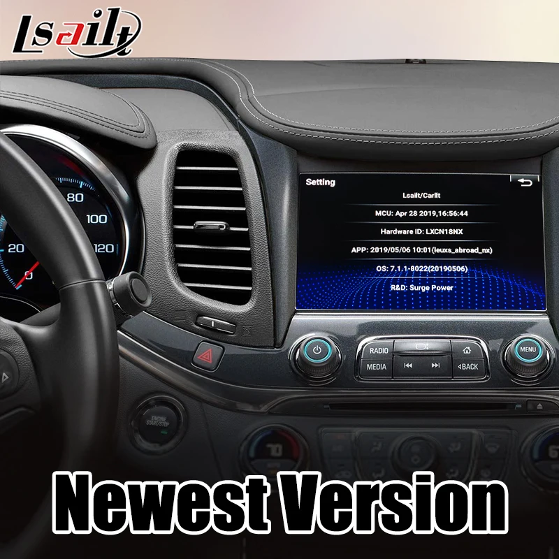 Мультимедийный видеоинтерфейс Lsailt CarPlay и Android для Chevrolet Impala 2014 2019 с gps навигацией