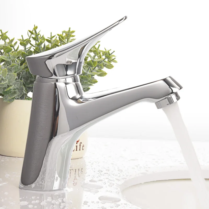 

Factory Sale Copper Basin Faucet Single Bore Single Handle Hot And Cold Faucet Bed & Breakfast Hotel Project Payment MT1011G