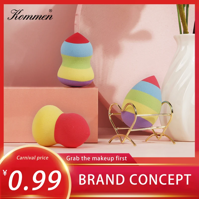 

Brand Concept Beauty Makeup Sponge Cosmetic Puff For Foundation Concealer Cream Make Up Soft Water Sponge Puff Wholesale