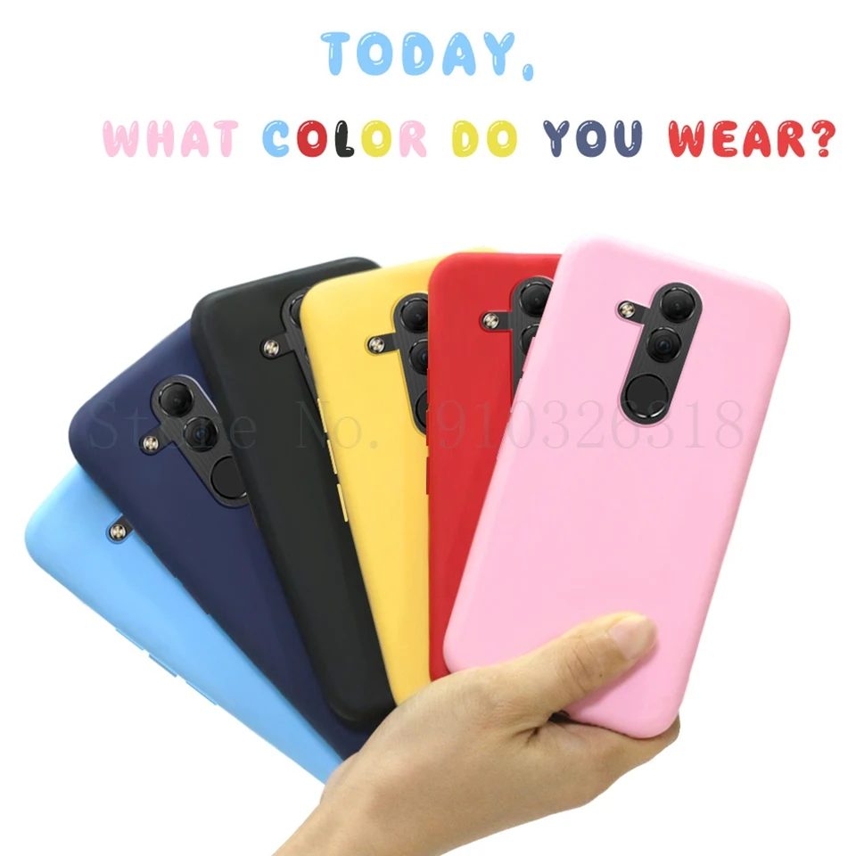 Afslachten rijk Fabel Candy Color Soft Silicone Phone Case For Huawei Mate 20 Lite Protective  Back Cover For Mate 20lite Gsm / Hspa / Lte 6.3" Coque - Mobile Phone Cases  & Covers - AliExpress