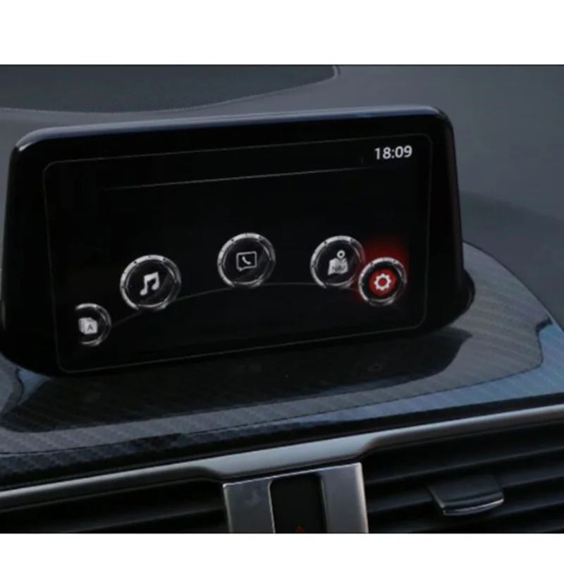 ABS Auto Styling Dashboard Navigation GPS Display Screen Frame Cover Trim for Mazda 3 AXELA Hatchback Sedan car interior trim