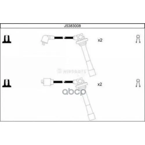 Провода В/В Mazda 626 1.8-2.0 91-97 Nipparts J5383008 Nipparts арт. J5383008