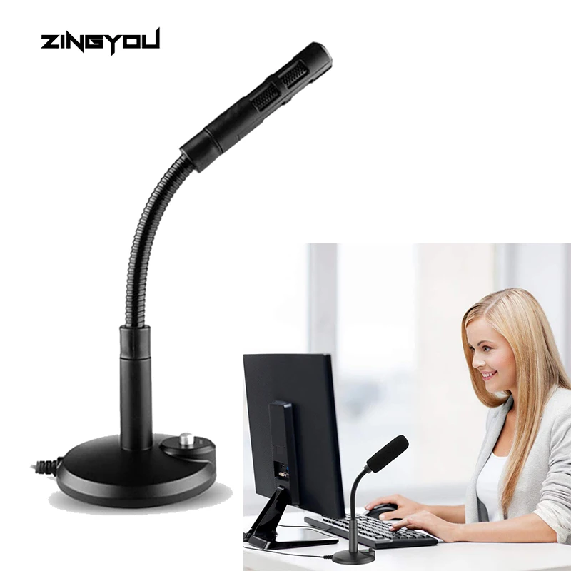 Мини USB микрофон для компьютерных игр, речевой микрофон, регулируемая подставка для ноутбука, настольный микрофон для игр, микрофон для чата