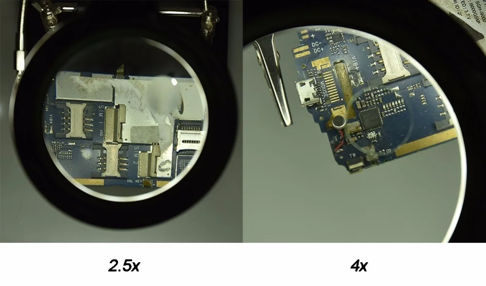 Soldering Helping Hand With LED Magnifier TE-802 PCB