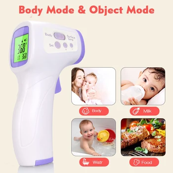 

Baby Thermometer Infrared Digital LCD Body Measurement Forehead Ear Non-Contact Adult Body Fever IR Children Termometro