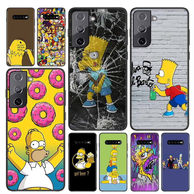 Классный мягкий черный чехол для Samsung Galaxy S22 S21 S20 FE Ultra S10 S10e Lite S9 Plus Pro | Мобильные
