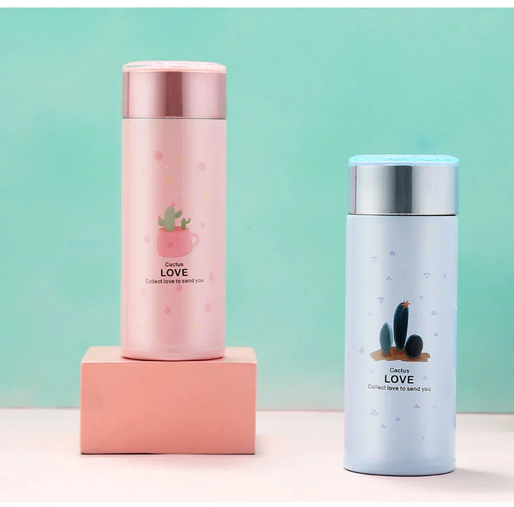 

230ml Korean-style Quicksand Cover Succulent Insulated Cup Hipster Cute Mini Drink Water Cup Students Insulated Cup