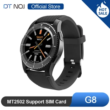 

DT NO.1 G8 MT2502 SIM Card Phone Watch Blood Pressure Heart Rate Monitor Call Smart Watch Heart Rate Monitor Smartwatch Bracelet