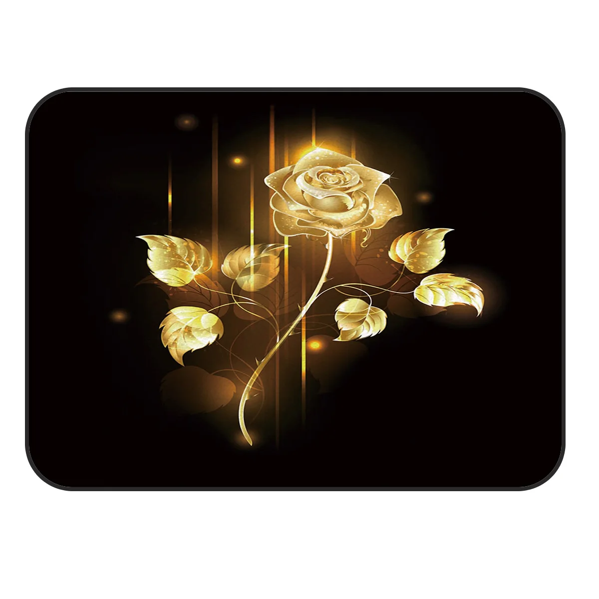 CHARMHOME мягкий ковер Противоскользящий ковер Золотая Роза цветок ковер для гостиной коврик для домашнего декора