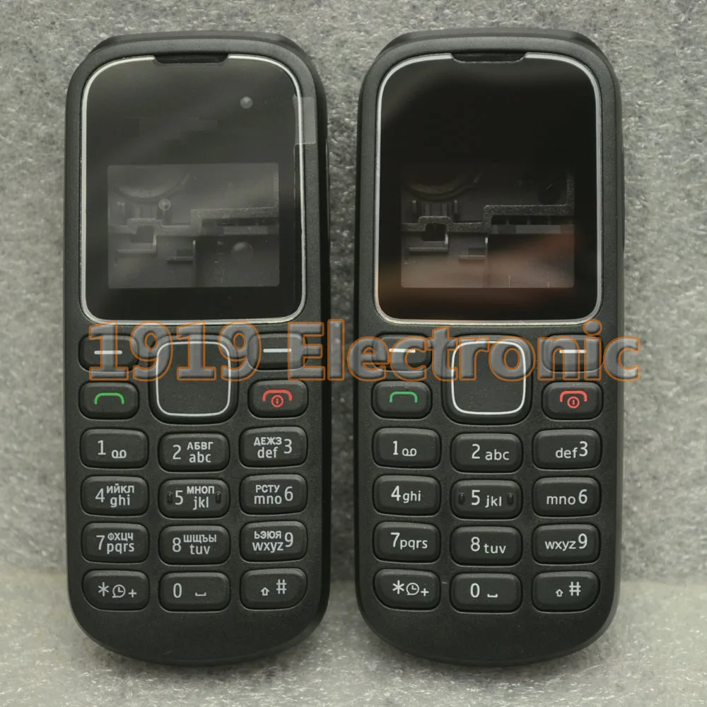 Новый чехол с полным корпусом + клавиатура подсветкой или Русская для Nokia 1280