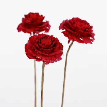 

5pcs,Natural Dried Flower Branch,Artifical Wood Rose Flower,Eternal Rose forWedding Party Easter Decoration,Flower arrangement