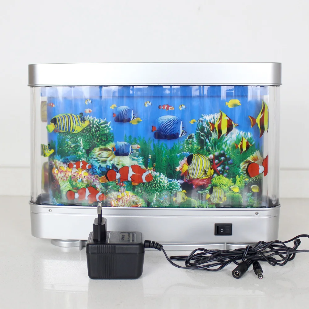 FISHTEC Veilleuse Douce a LED Bleu - Lampe Nuit - Veilleuse Enfant