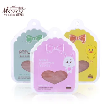 

Lace Double Eyelid Stickers 3 Kinds Shape Hidden Flesh Color Reticulation Beautiful Eyes Stickers 48 Loopback Glue L209