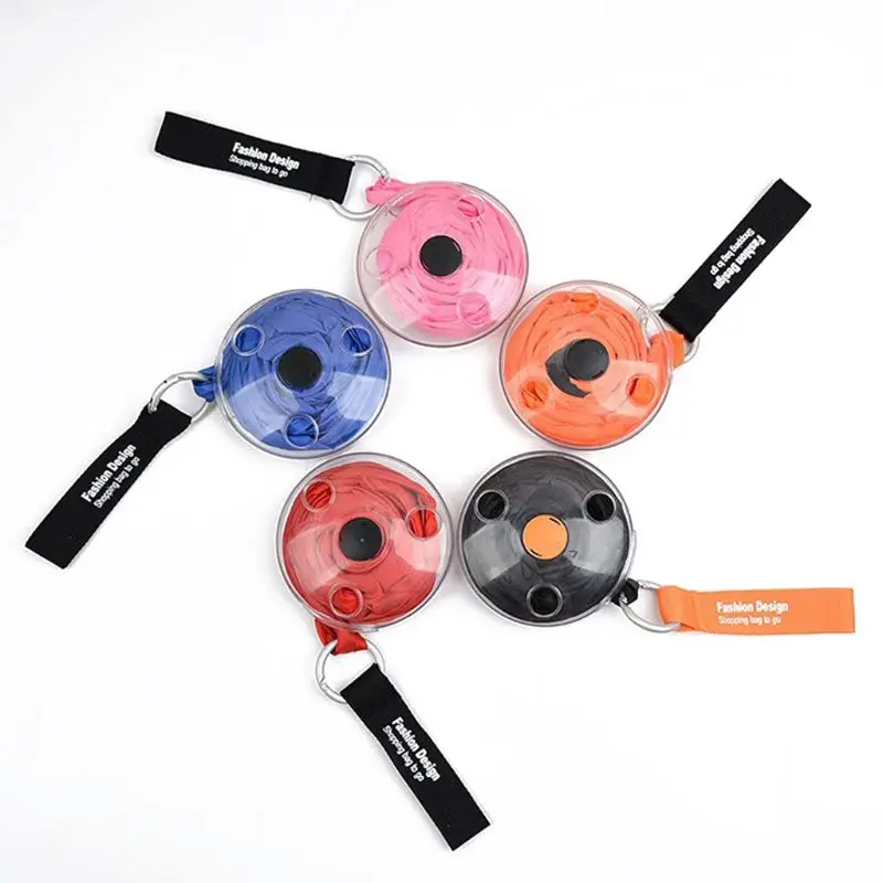 5 шт. портативная многоразовая сумка для покупок компактный чехол ключей