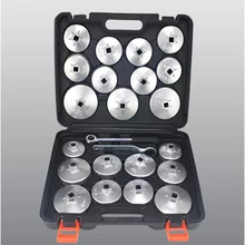 

23 Pcs/Set Oil Filter Cap Removal Wrench Socket Set Ratchet Spanner Cup Type With Portable Storage Case Auto Car Accessories