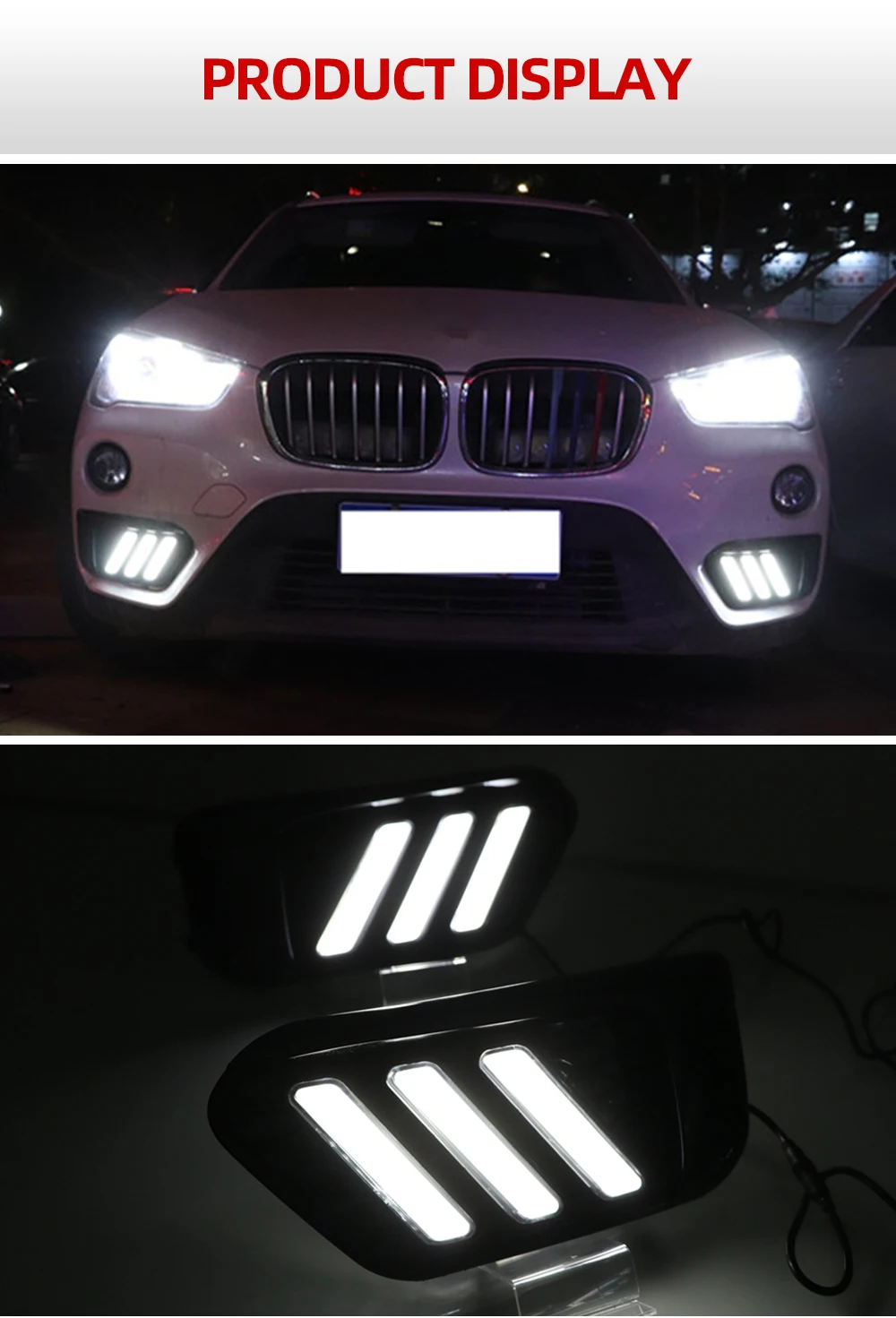 速--8-宝马X1三色野马款流光转向日行灯--英_10