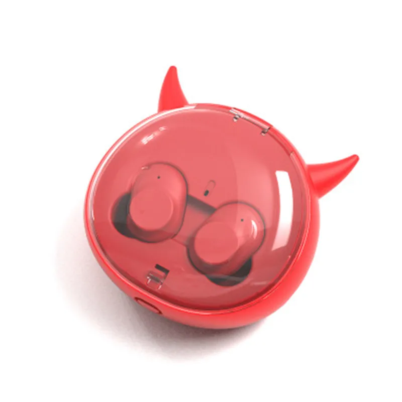 

Original i10 TWS Wireless Bluetooth 5.0 Earbuds Cute Earphone Auto Turn On/off Wireless Charging with HD Mic For iPhone Android