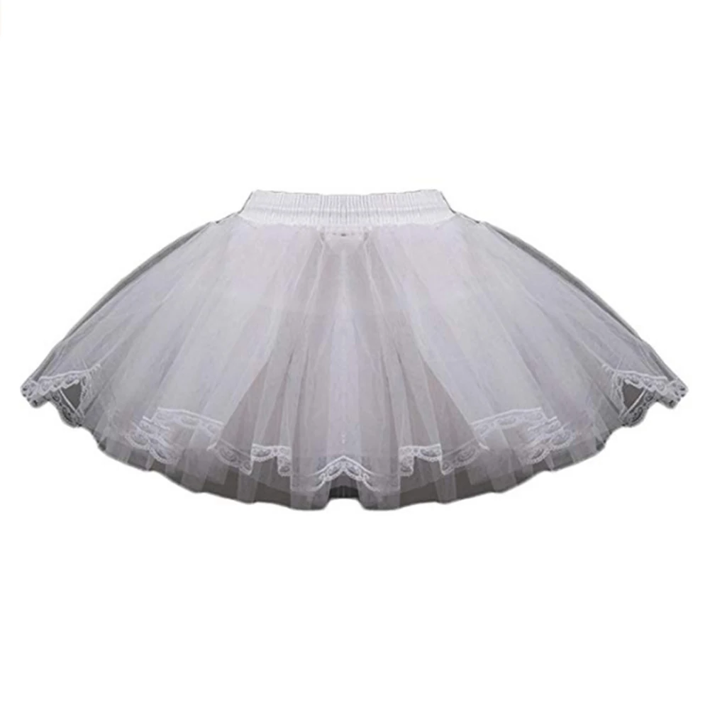 Petticoat Children 3 Layers Hoopless Short Petticoats Flower Girl Dress Crinoline for Wedding Little Girls/Kids/Child Underskirt petticoat skirt petticoat underskirt wedding underskirt flower girl underskirt wedding petticoat