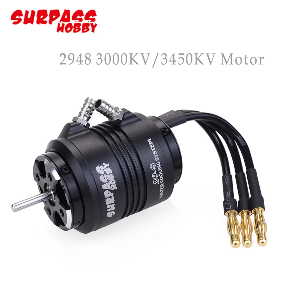 

Waterproof 2948 3000KV/3450KV Motor w/ Water Cooling Jacket For RC Boat RC Accessories