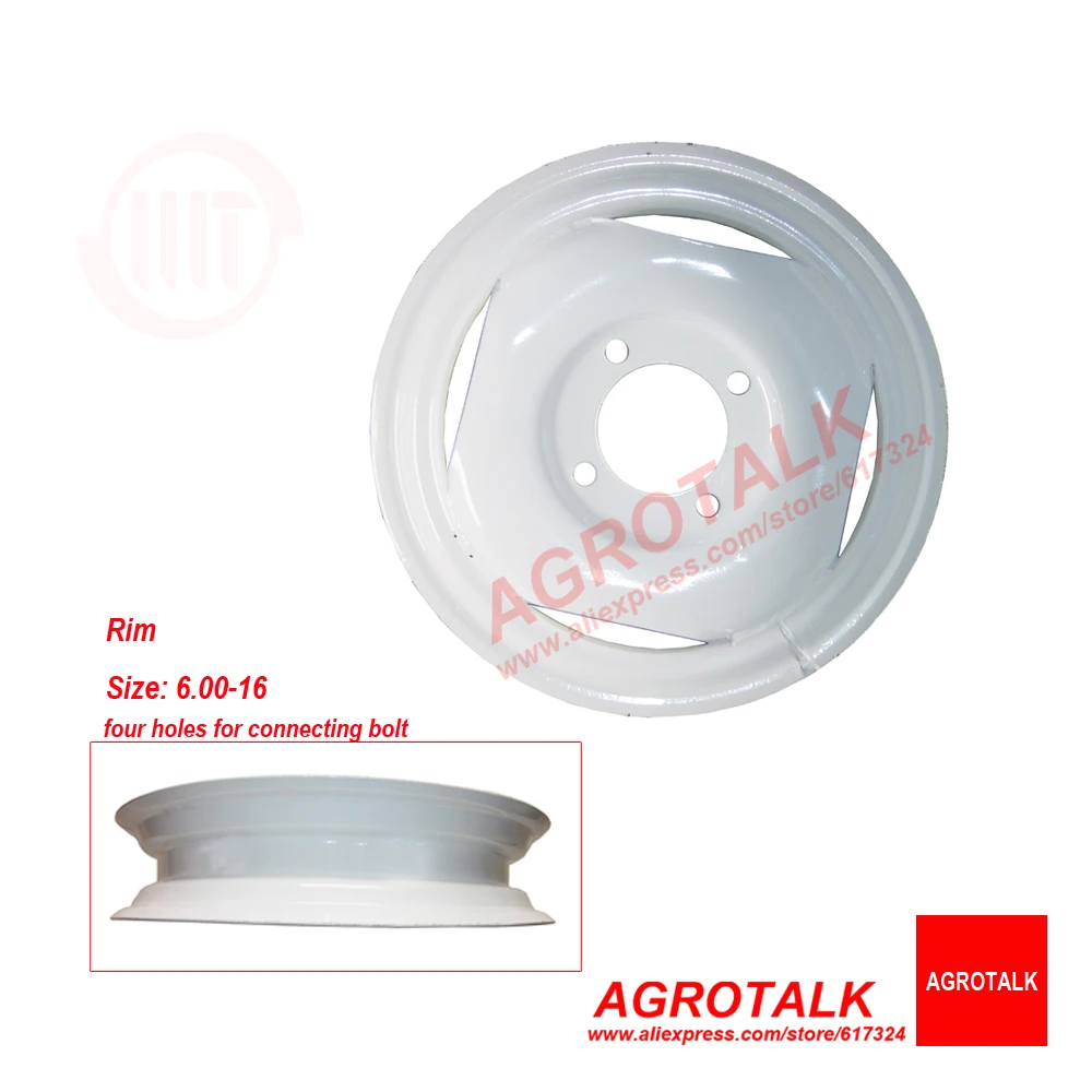

The front rim 6.00-16 for Weituo TY180 series tractor, size of the tyre 6.00-16