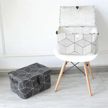 

European-style modern creative office multifunctional study bedroom bedroom geometry dustproof portable storage box LB91531