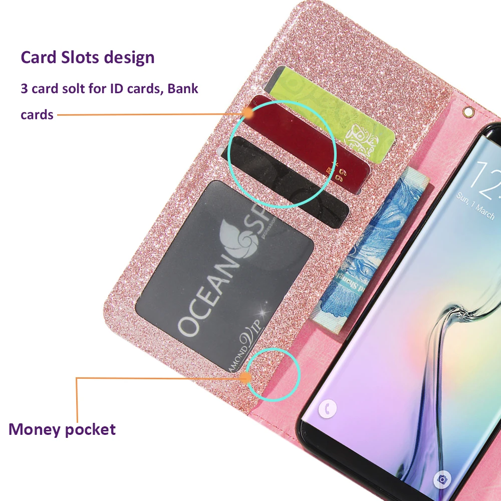LAPOPNUT роскошный Магнитный кожаный флип-чехол для samsung Galaxy S10 S10e Note10 S8 S9 Plus S7 Edge 5G Стразы чехол-кошелек