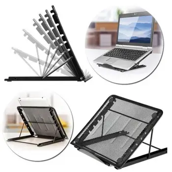 

Adjustable Laptop Stand Folding Cooling Mesh Bracket Reduction Stand Reading Support Heat Pad Desktop Holder Office Mount T R8A7