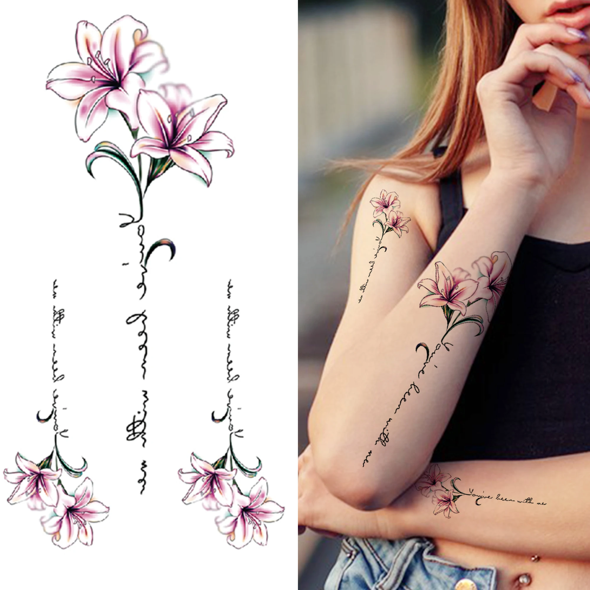 Tatouage Fleur De Lys Avec Prenom