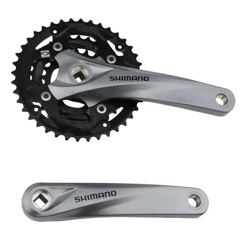 Kuulee Shimano FC-M3000-8 9/27 скоростной горный велосипед 9/27 скорость квадратное отверстие Chainwheel передний коленчатый набор