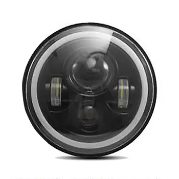 

Vehicle 7" Round LED Headlights Projection Headlight 150W Pair LED Headlight Hi/Lo Beam Fit Jeep Wrangler CJ JK LJ 97-17