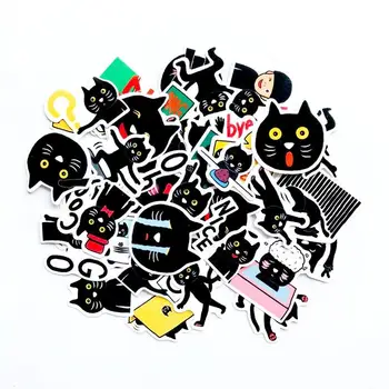 

40Pcs PVC StickerMy Cat Notebook Refrigerator Refrigerator Skateboard Trolley Case Backpack Leaflet StickerWaterproof CarSticker