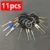 11шт 18шт Алюминиевая Автомобильная Электропроводка Обжимной Разъем Pin Extractor Kit Автомобильный Штекер Терминал Удалить Инструмент