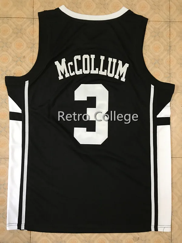 3 CJ McCollum Lehigh Горные Ястребы колледж возврат Ретро Баскетбол Джерси мужские сшитые на заказ номер имя майки