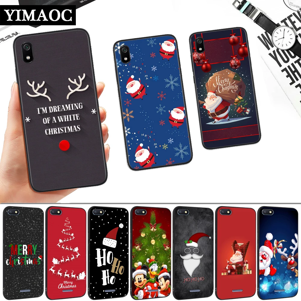Santa Claus Christmas Silicone Soft Case for Redmi 4A 4X 5 Plus 5A 6 Pro 6A 7 7A S2 Go K20 Note Prime 8 |