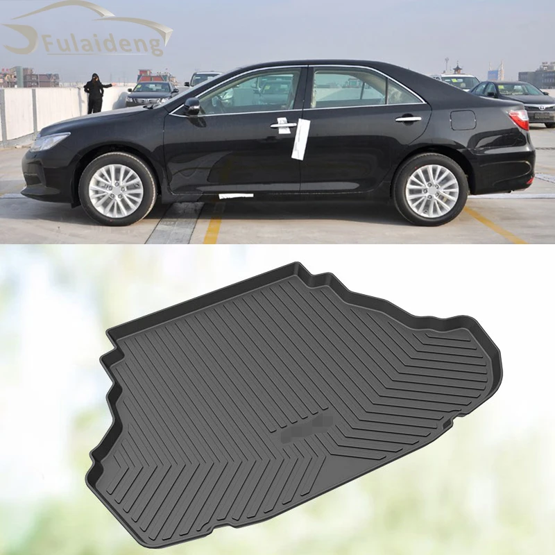 

Для Toyota Camry 2013-2017 нескользящий водонепроницаемый износостойкий протектор TPO специальный коврик для багажника подкладка для автомобильного стайлинга