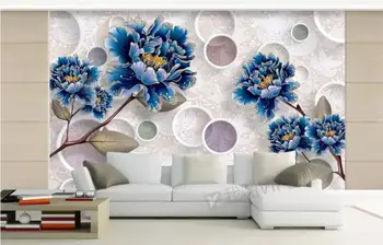 

CJSIR Modern Minimalist Wallpaper Fashion Flower 3D TV Back Home Decor Living Room Bedroom 3d Wallpaper Background Murals